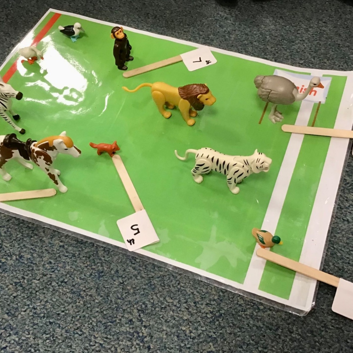 Sorting Math Racer Elephant Stanton St Quintin - Who will win the maths race?
